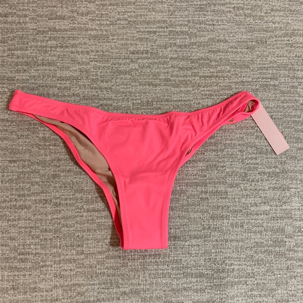 Victoria's Secret Bright Pink Bikini Bottom M